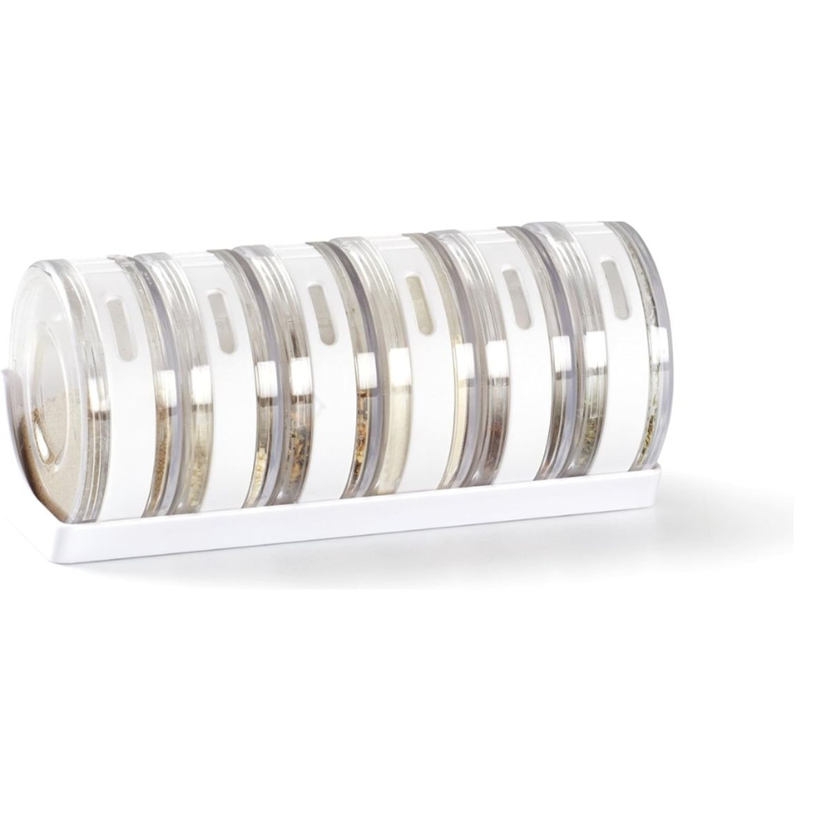 GENERICO - Set Especiero 6 piezas organizador condimentero Rack Tarros