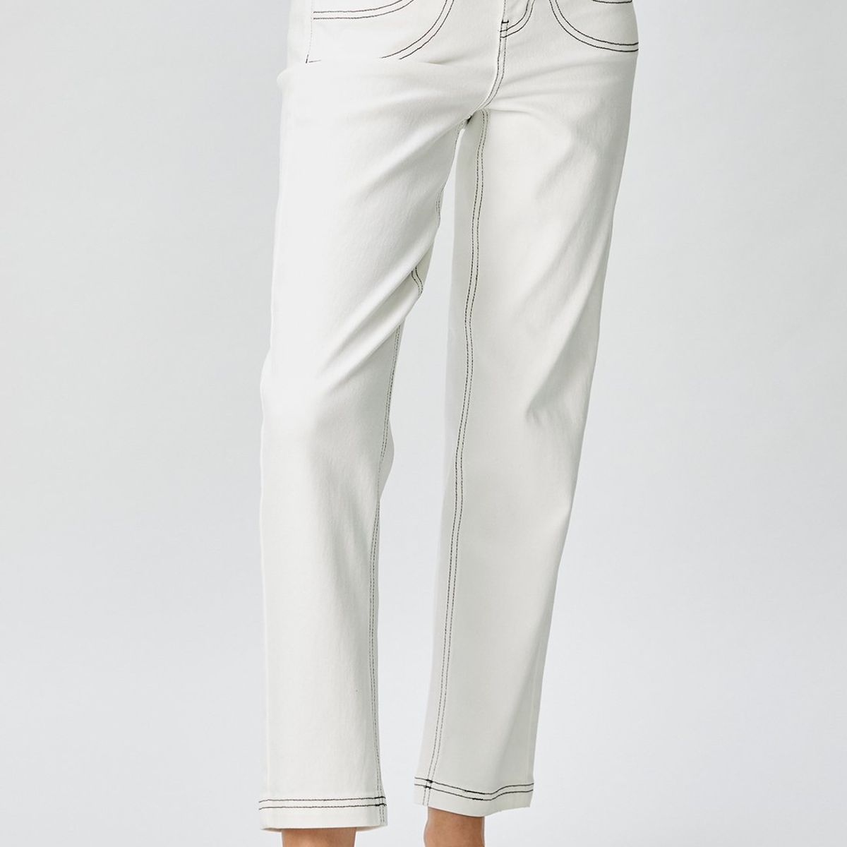 IO - Jeans Straight Crudo Mujer Io