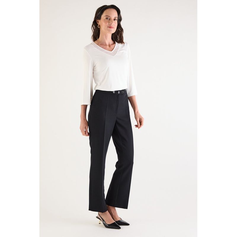 MA GRIFFE - Pantalon Negro Mujer Magriffe