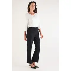 MA GRIFFE - Pantalon Negro Mujer Magriffe