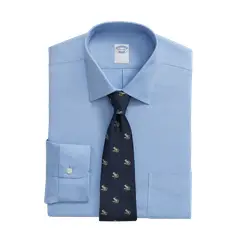 BROOKS BROTHERS - Camisa Supima Cotton Non-Iron Azul