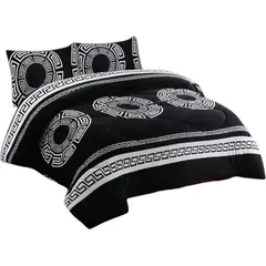 GENERICO - Plumon Plush Liso Con Chiporro 1.5 Plaza + 1 Funda De Almohada