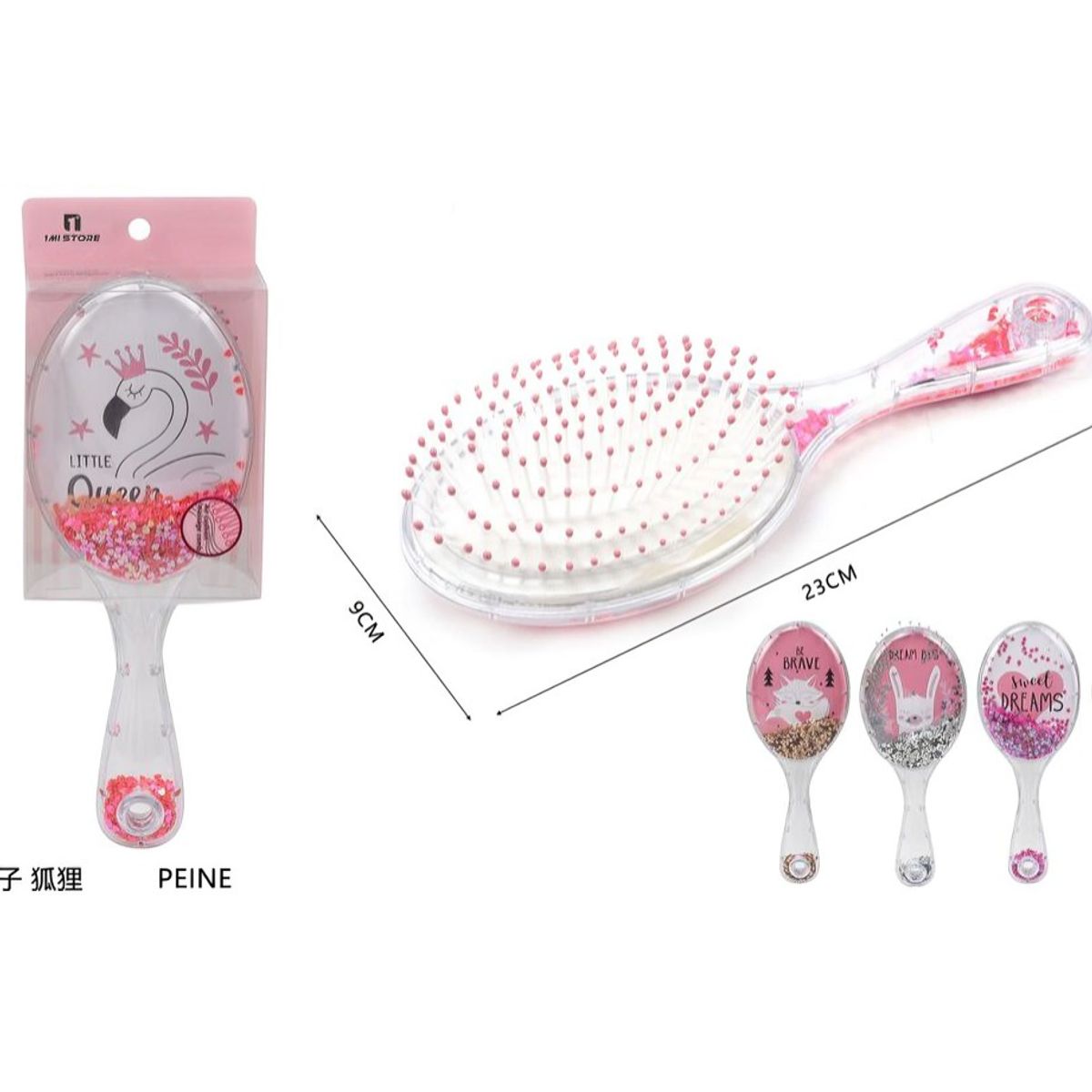 OEM - Cepillo De Pelo Desenredante  FIGURA DE LABIOS