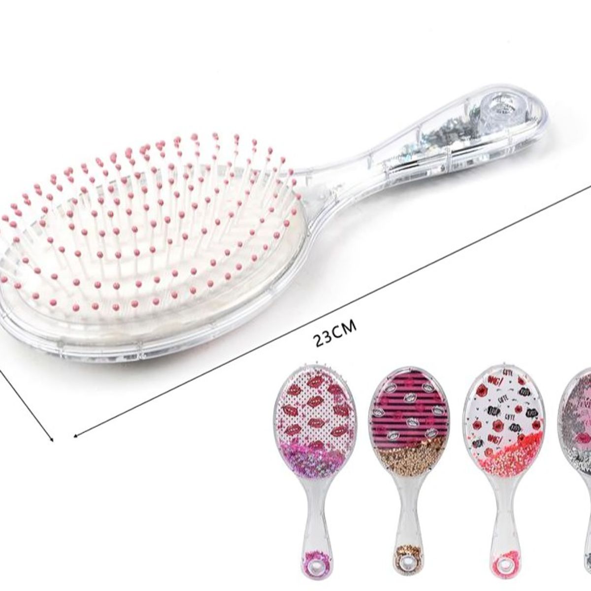 OEM - Cepillo De Pelo Desenredante  FIGURA DE BESOS KISS