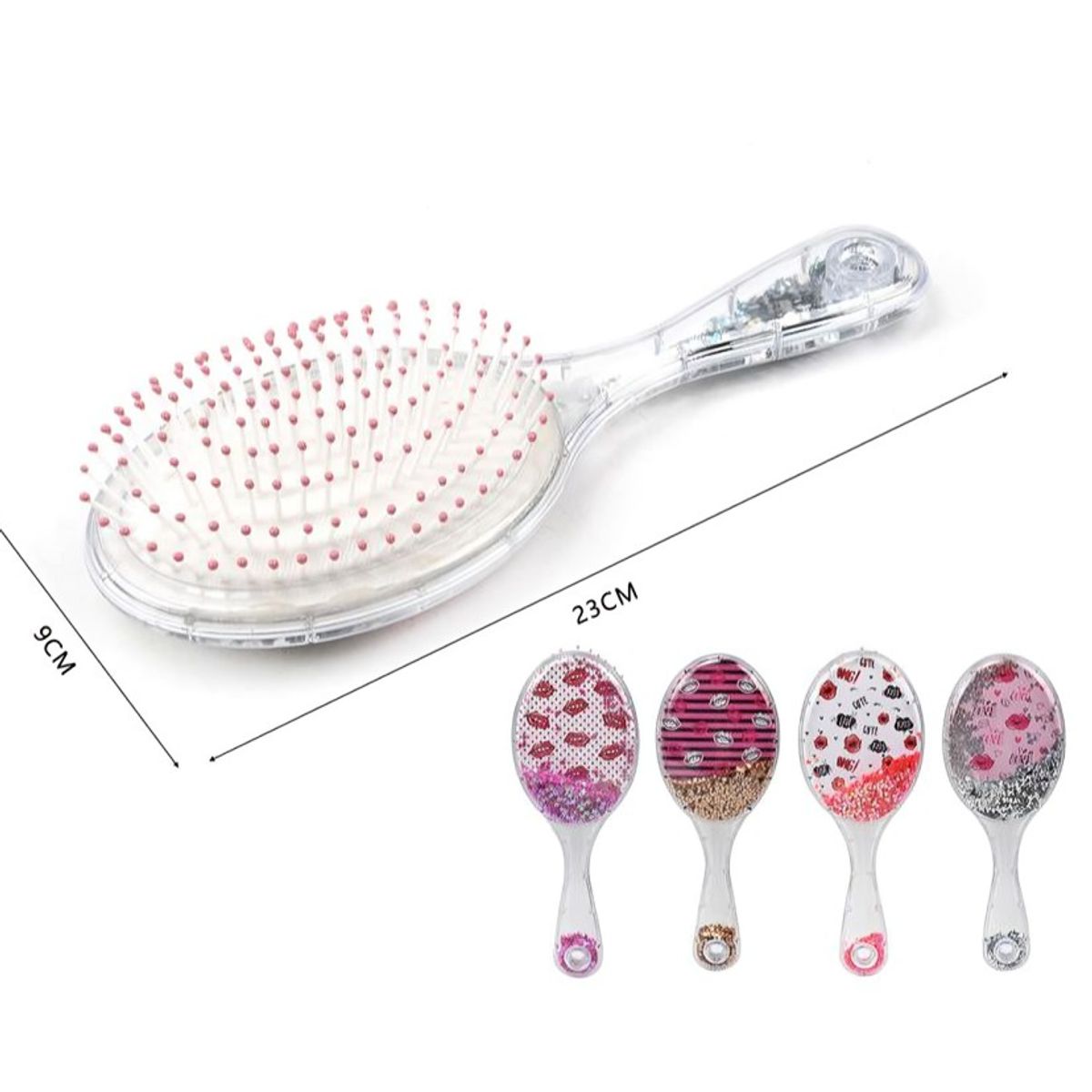 OEM - Cepillo De Pelo Desenredante  FIGURA DE BESOS KISS