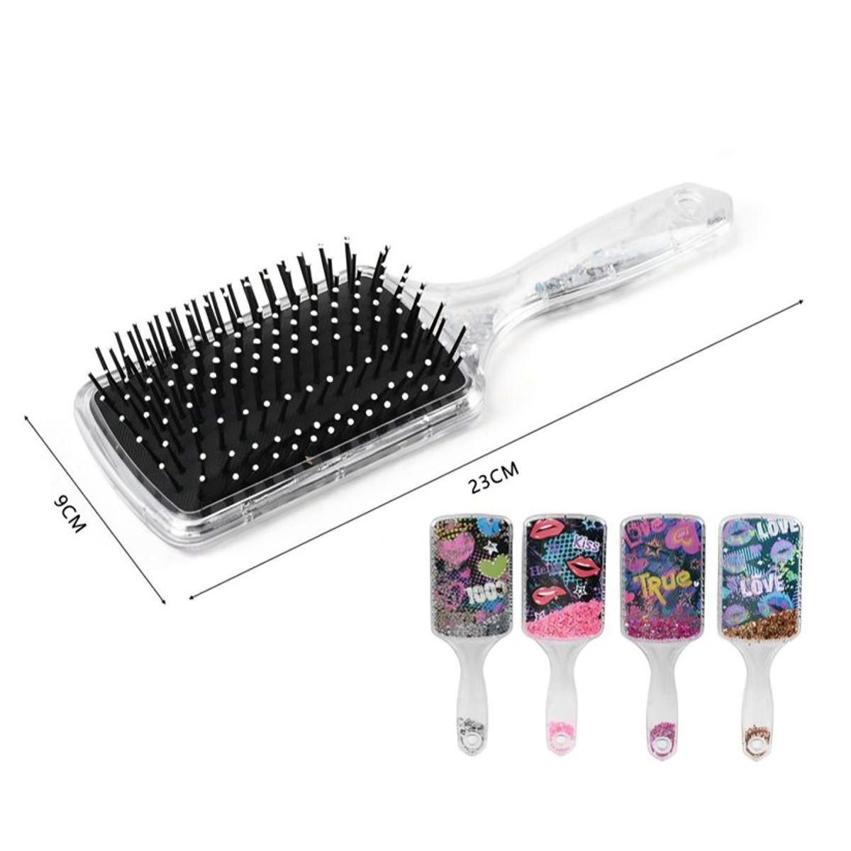 OEM - Cepillo De Pelo Desenredante LOVE ESTAMPA