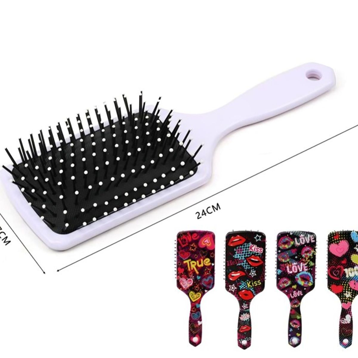 OEM - Cepillo De Pelo Desenredante  corazones
