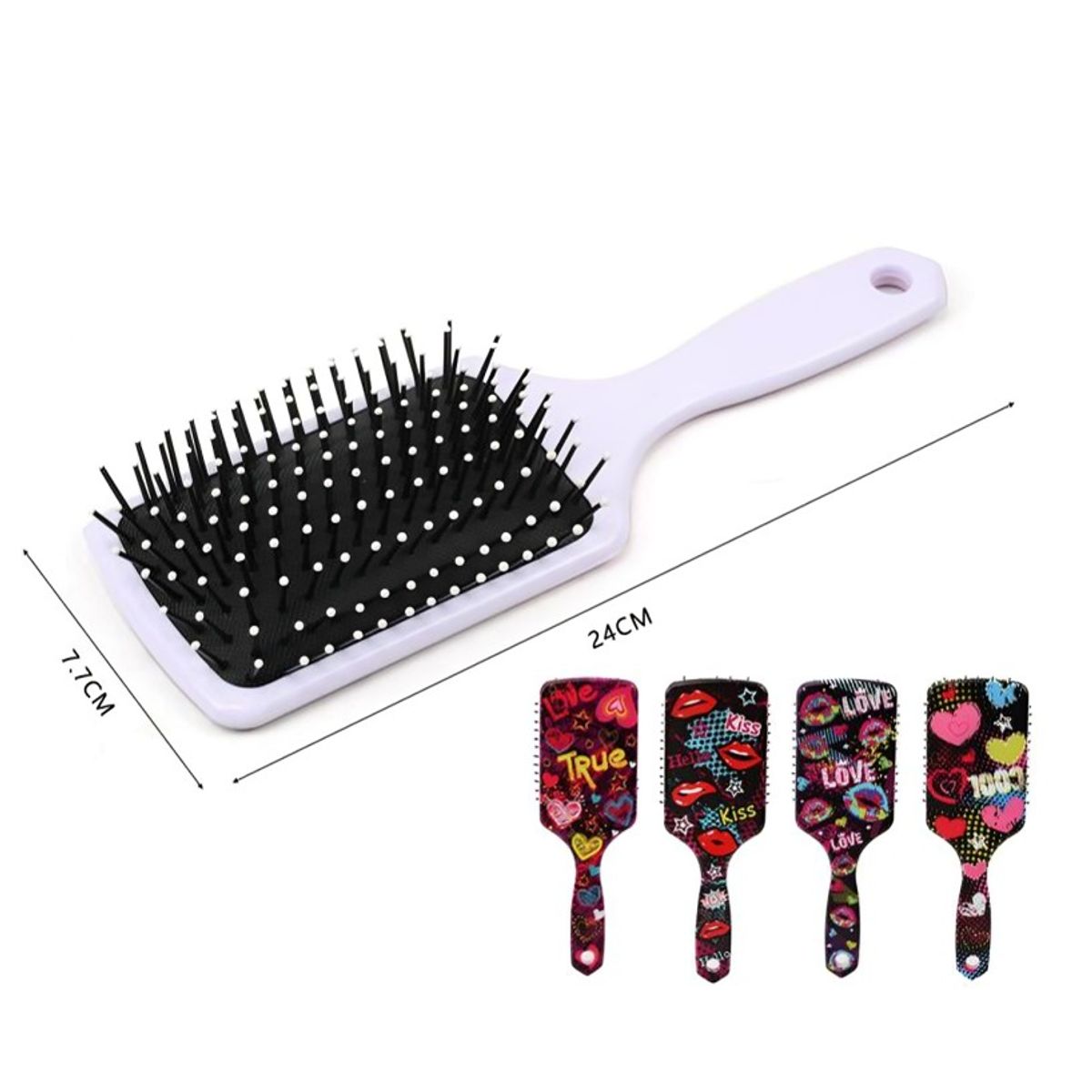 OEM - Cepillo De Pelo Desenredante  corazones