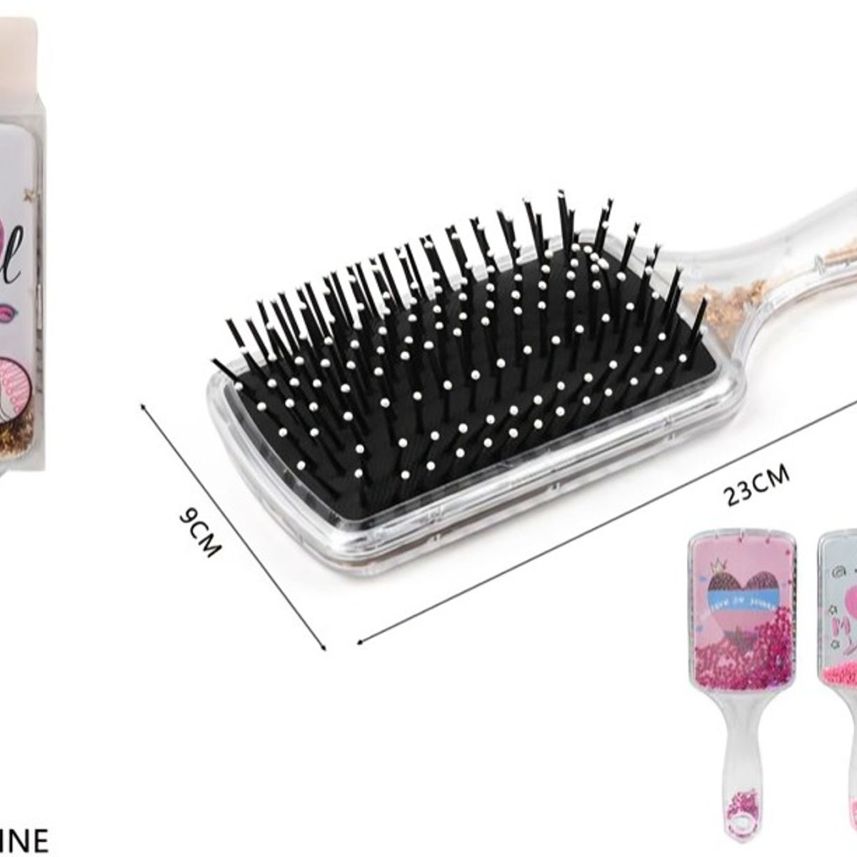 OEM - Cepillo De Pelo Desenredante  FRASES POSITIVAS