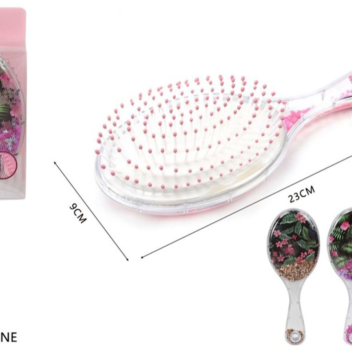 OEM - Cepillo De Pelo Desenredante SELVA FLORES