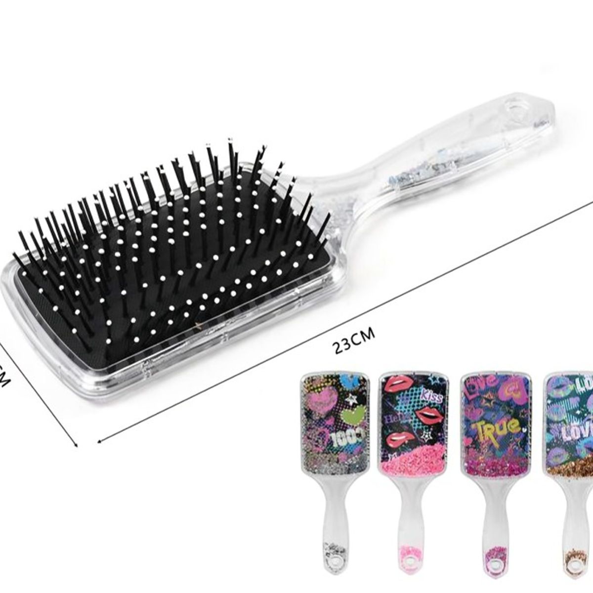 OEM - Cepillo De Pelo Desenredante  CUTE BONITO ROSA