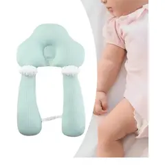 GENERICO - ALMOHADA COJIN MATERNAL NIDO COLECHO REFLUJO BEBE AZUL