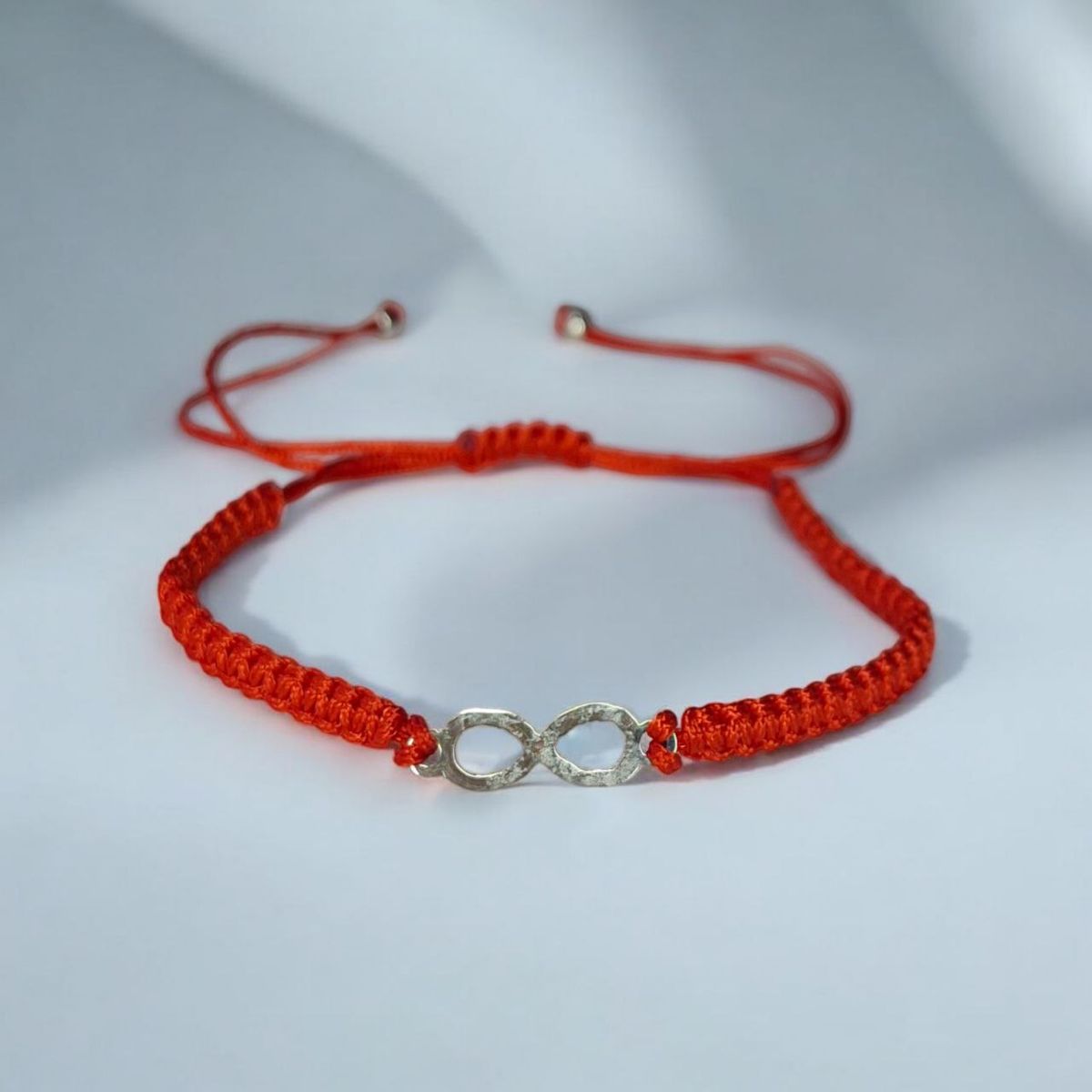 GENERICO - Pulsera Roja Dije de acero Infinito