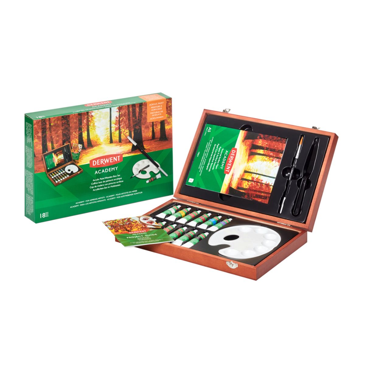 DERWENT - Set de Pintura Acrílica Derwent Academy