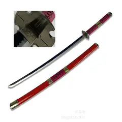GENERICO - Katana Zoro One Piece Espada De Acero Sandai Kitetsu Cosplay