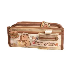 TIOZONEY - Estuche para bolígrafo de estudiante Capibara
