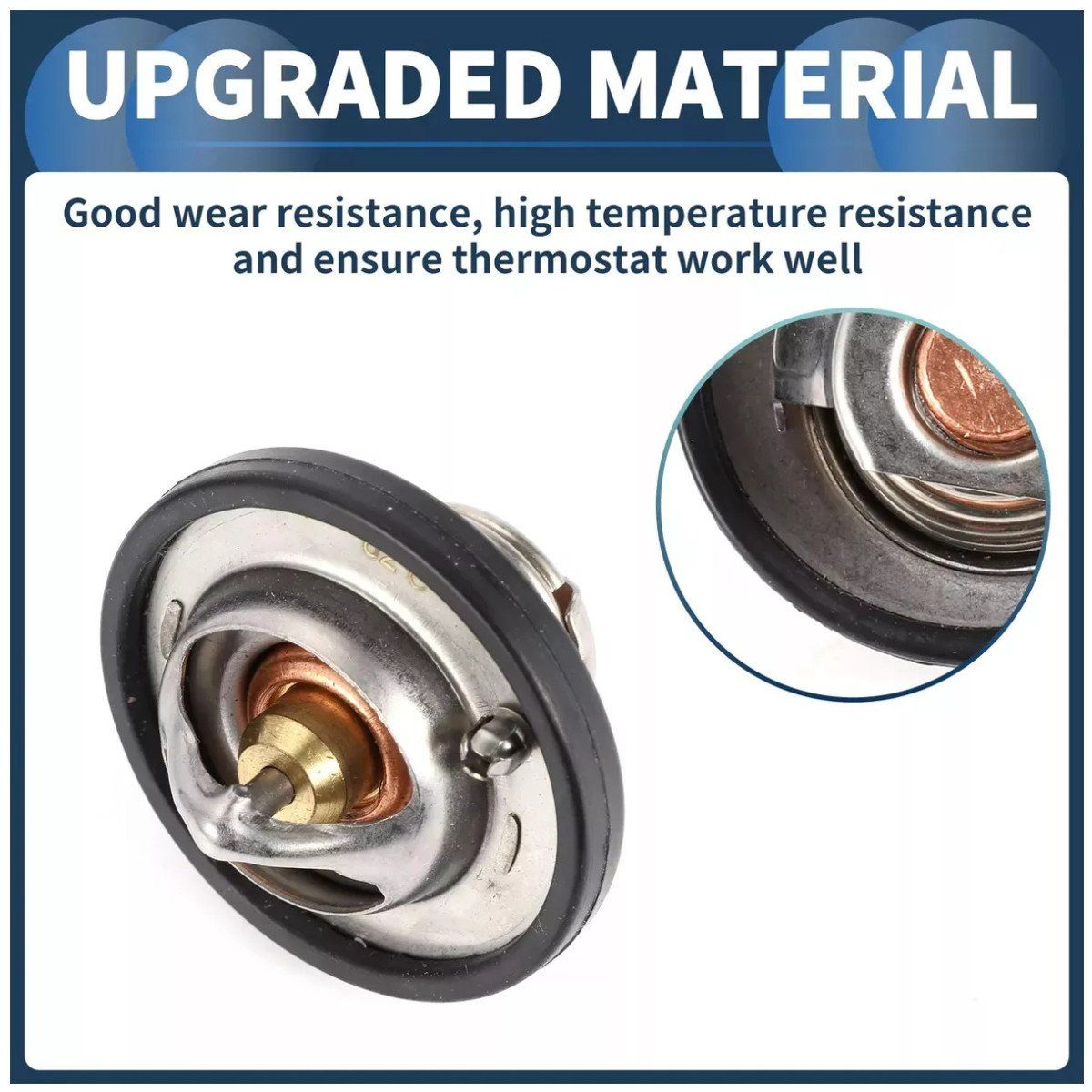 KUANGYE - Termostato Para Ford Fiesta 1.6 2011-2020 Sigma 82º C