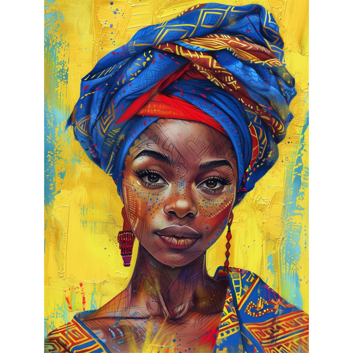 LOS REGALONES - Cuadro Canvas Imagen Elegancia en lienzo 85x55 cm