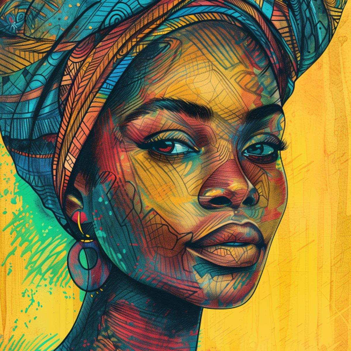 LOS REGALONES - Cuadro Canvas Imagen Mirada Profunda en lienzo 85x55 cm