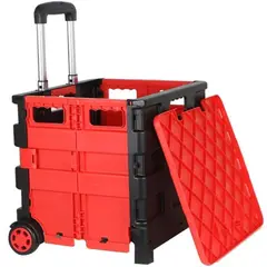 GENERICO - Carrito Plegable de Mercado Rojo