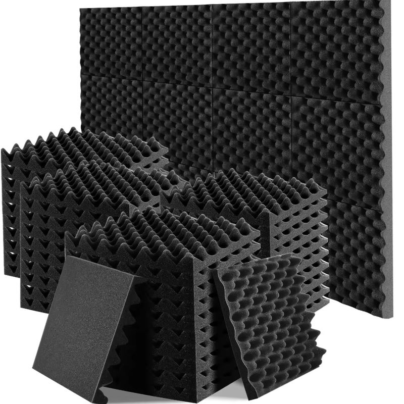 KUANGYE - Kit 36 Paneles De Espuma Acustica Alta Densidad,30x30x3cm