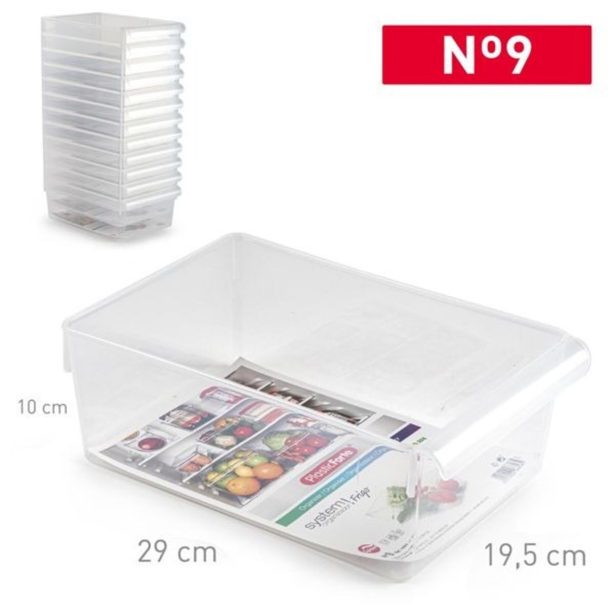 OEM - ORGANIZADOR RECTANGULAR SYSTEM NO 9 FRIGO