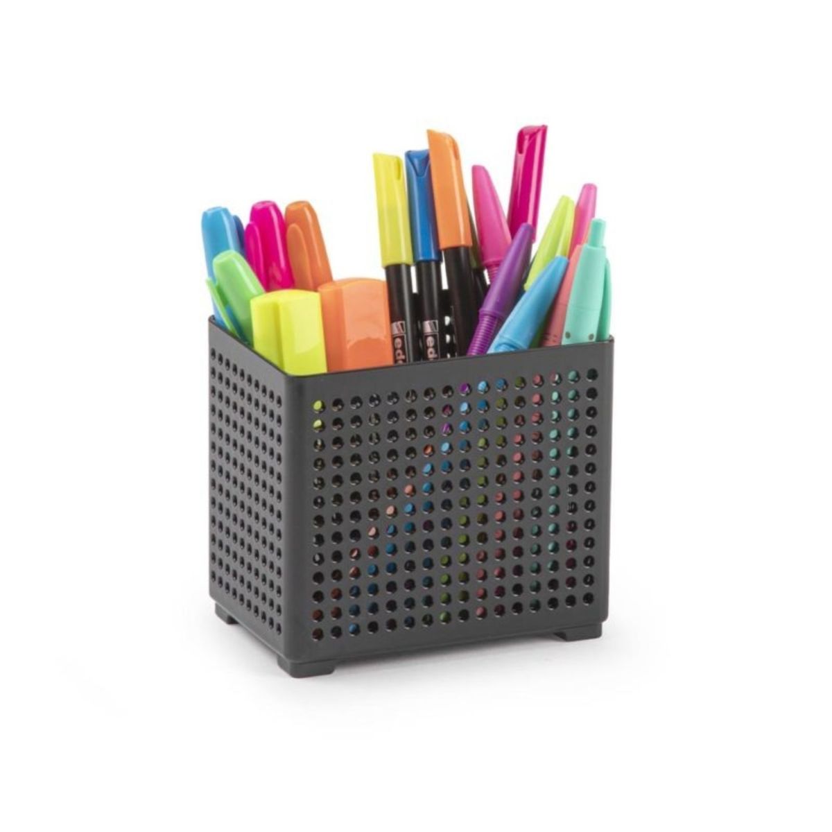 OEM - ORGANIZADOR PARA ESTUDIO OFICINA CUADRADO NO 2 8X12X105 CM NEGRO