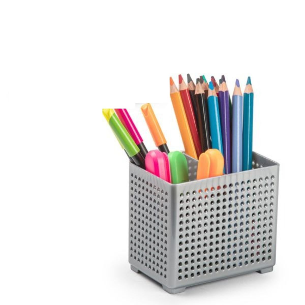 OEM - ORGANIZADOR PARA ESTUDIO OFICINA CUADRADO NO 4 8X12X105 CM GRIS