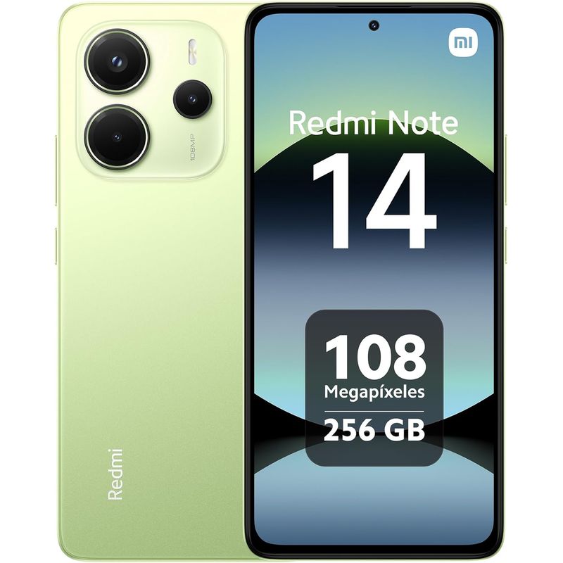 XIAOMI - Teléfono Xiaomi Redmi Note 14 4G 8GB 256GB Verde CHN 24117RN76Q