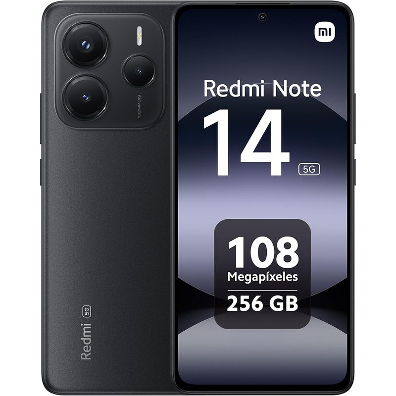 XIAOMI - Xiaomi Redmi Note 14 5G 8GB 256GB Negro