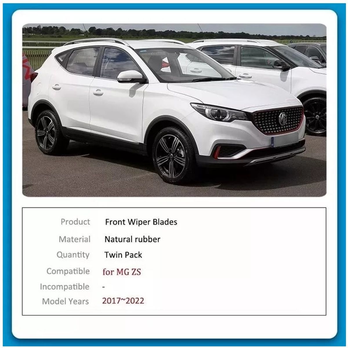 KUANGYE - Kit Plumillas Para Mg Zs 2018-2022 - 3 Unidades