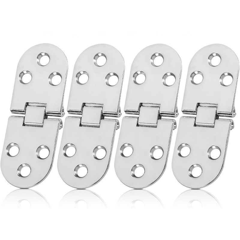 KUANGYE - 4 piezas Bisagra Para Puerta Mueble Armario Plegable180°