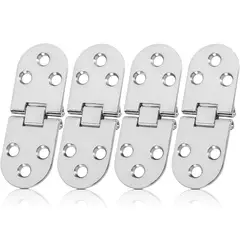 KUANGYE - 4 piezas Bisagra Para Puerta Mueble Armario Plegable180°