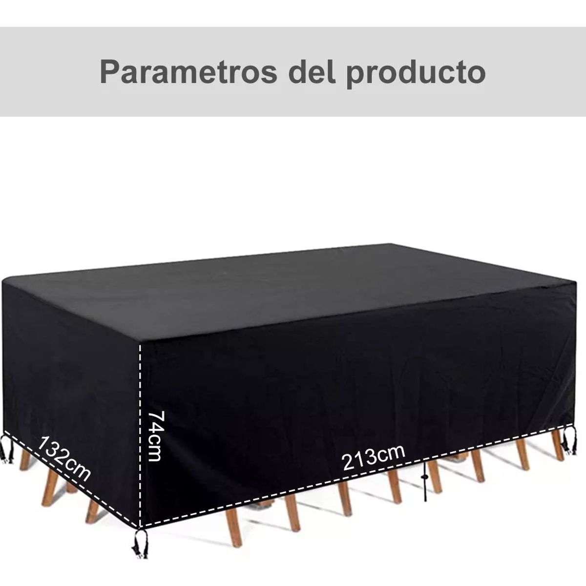 BITART - Cubierta Mesas Silla De Exterior Funda Impermeable Protector