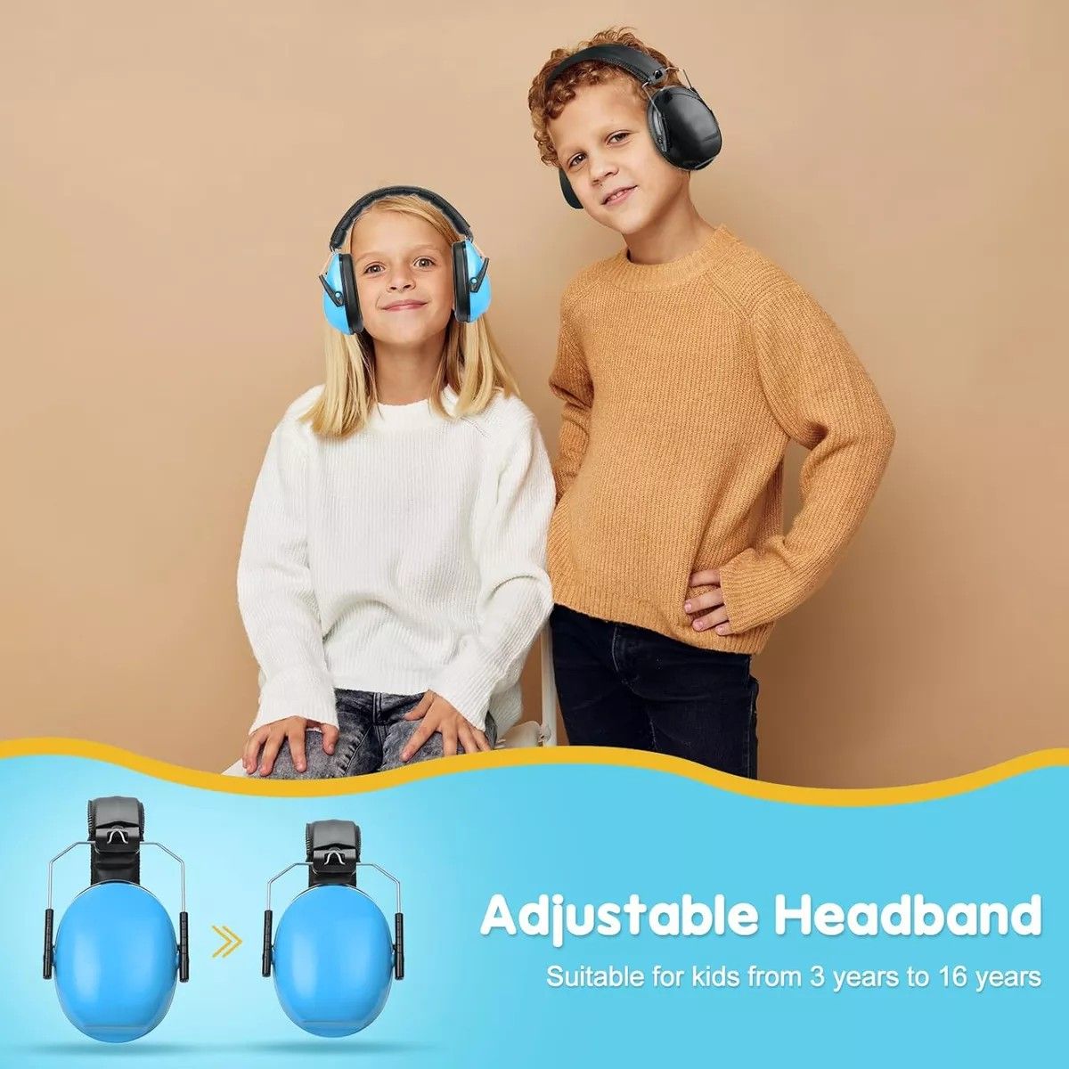 KUANGYE - Audífonos Antiruido Orejeras Antiruido Niños Y Jovenes