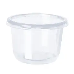 GENERICO - Pote Contenedor 16oz - 500ml con Tapa 25 unidades