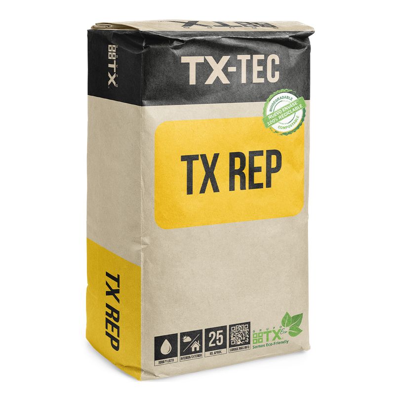 GENERICO - TX REP - Mortero Para Reparaciones Estructurales Saco 20 Kg