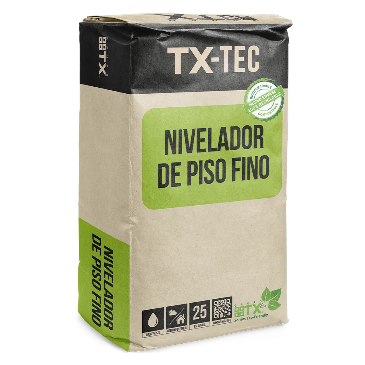 GENERICO - TX NIVELADOR PISO FINO - Mezcla para nivelacion 25Kg