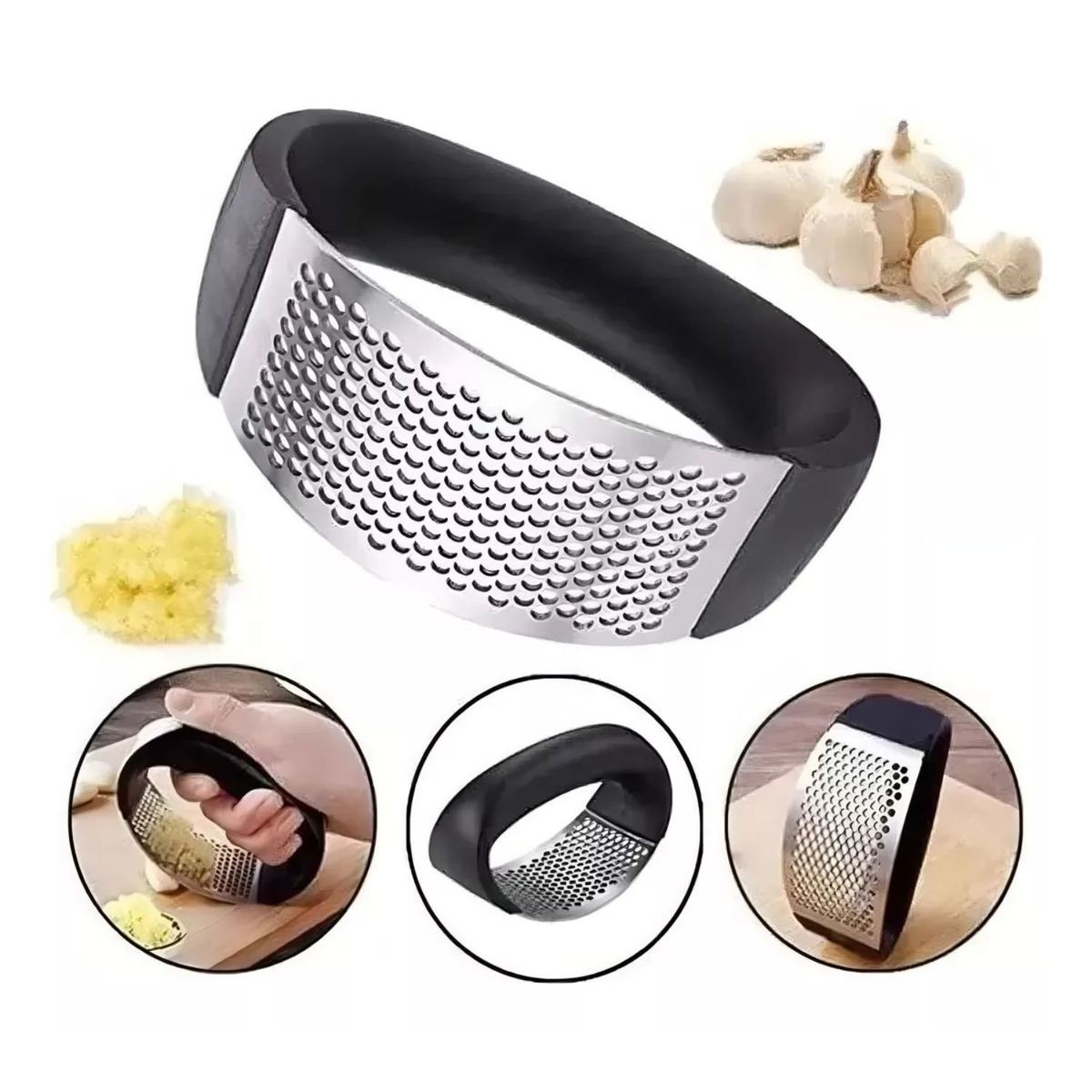 GENERICO - Prensa Ajos Moledor Picador Ajos Machacador Triturador Acero