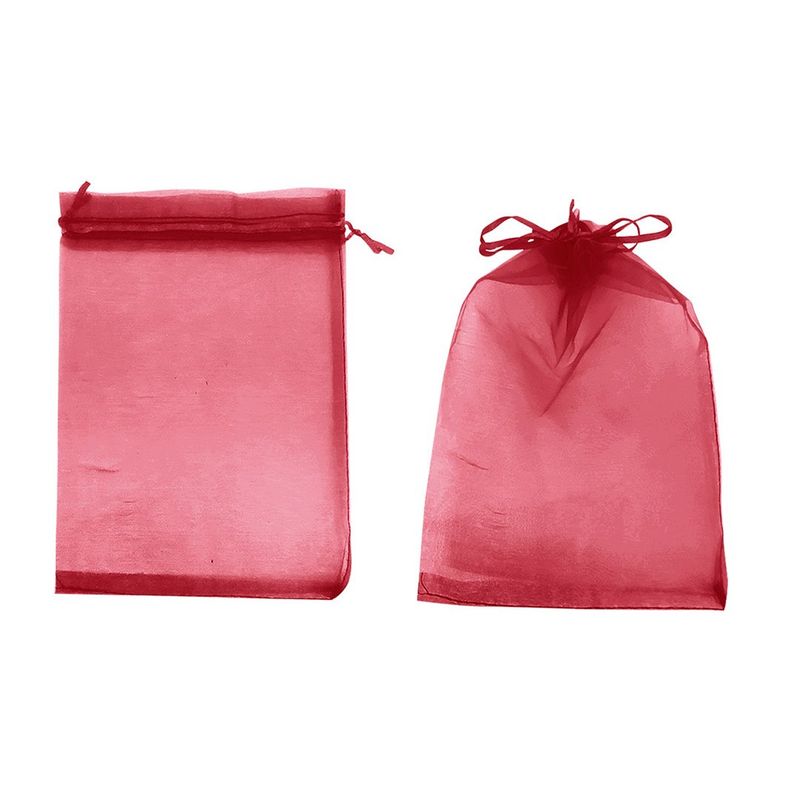 GENERICO - BOLSA ORGANZA BURDEO 12X17CM X12 UNI