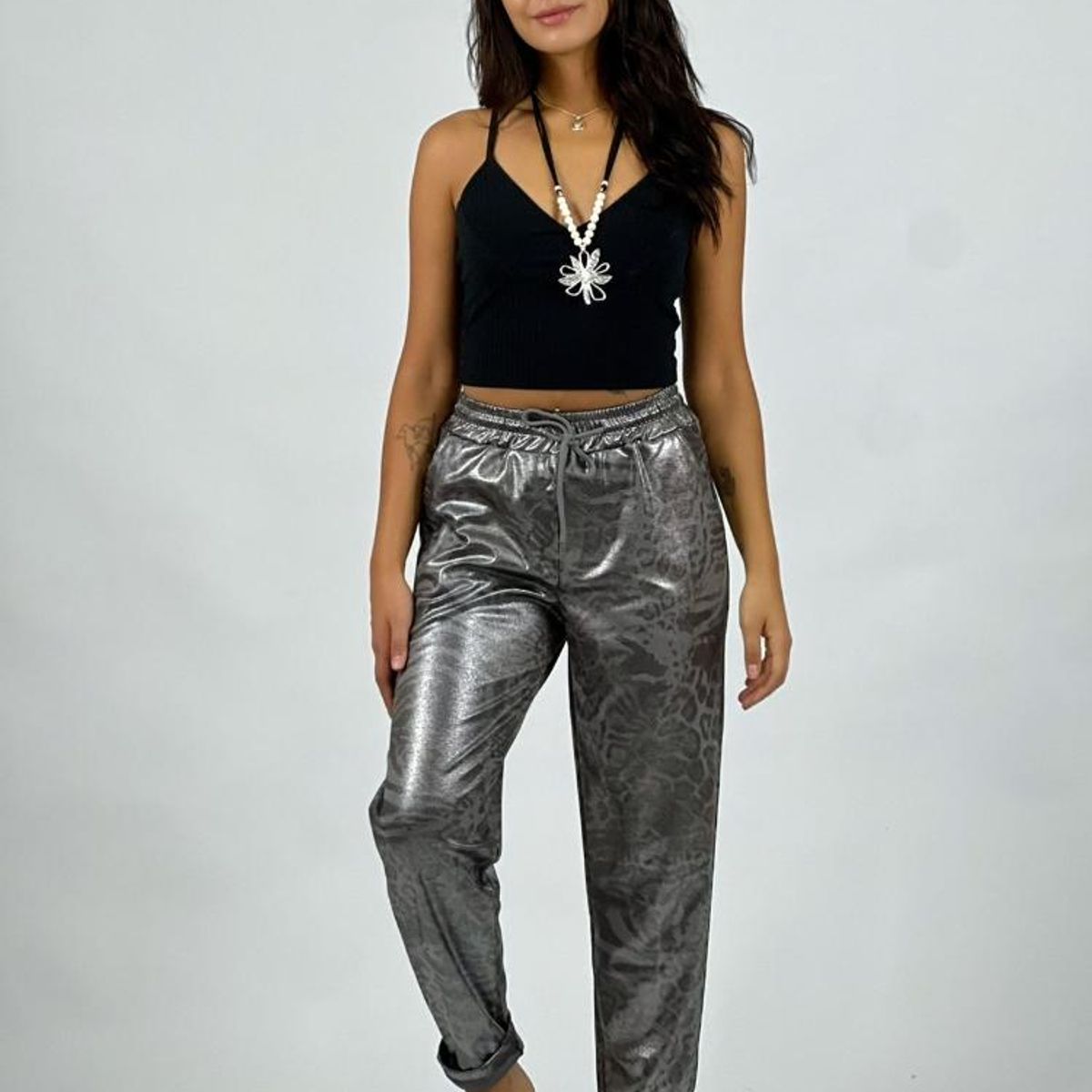 ENIGMATICA BOUTIQUE - Jogger Algodón Diseño Leopardo