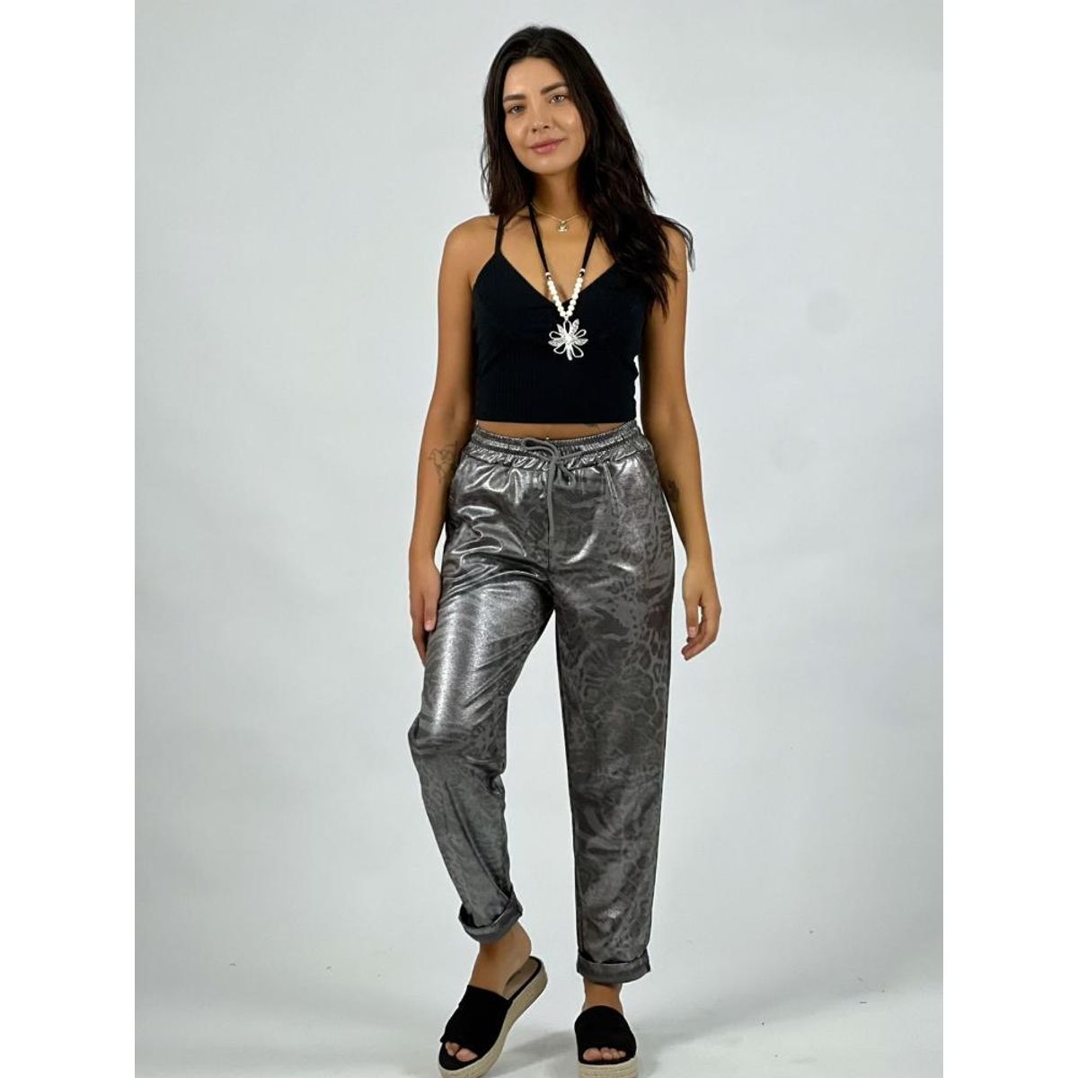 ENIGMATICA BOUTIQUE - Jogger Algodón Diseño Leopardo