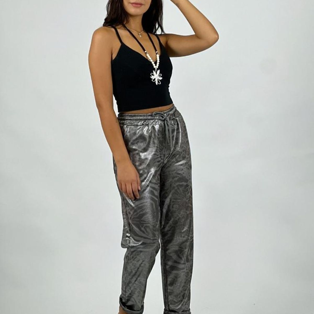 ENIGMATICA BOUTIQUE - Jogger Algodón Diseño Leopardo