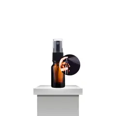 GENERICO - Set 24 Frasco Vidrio Ámbar Válvula Spray Esencia 10ml