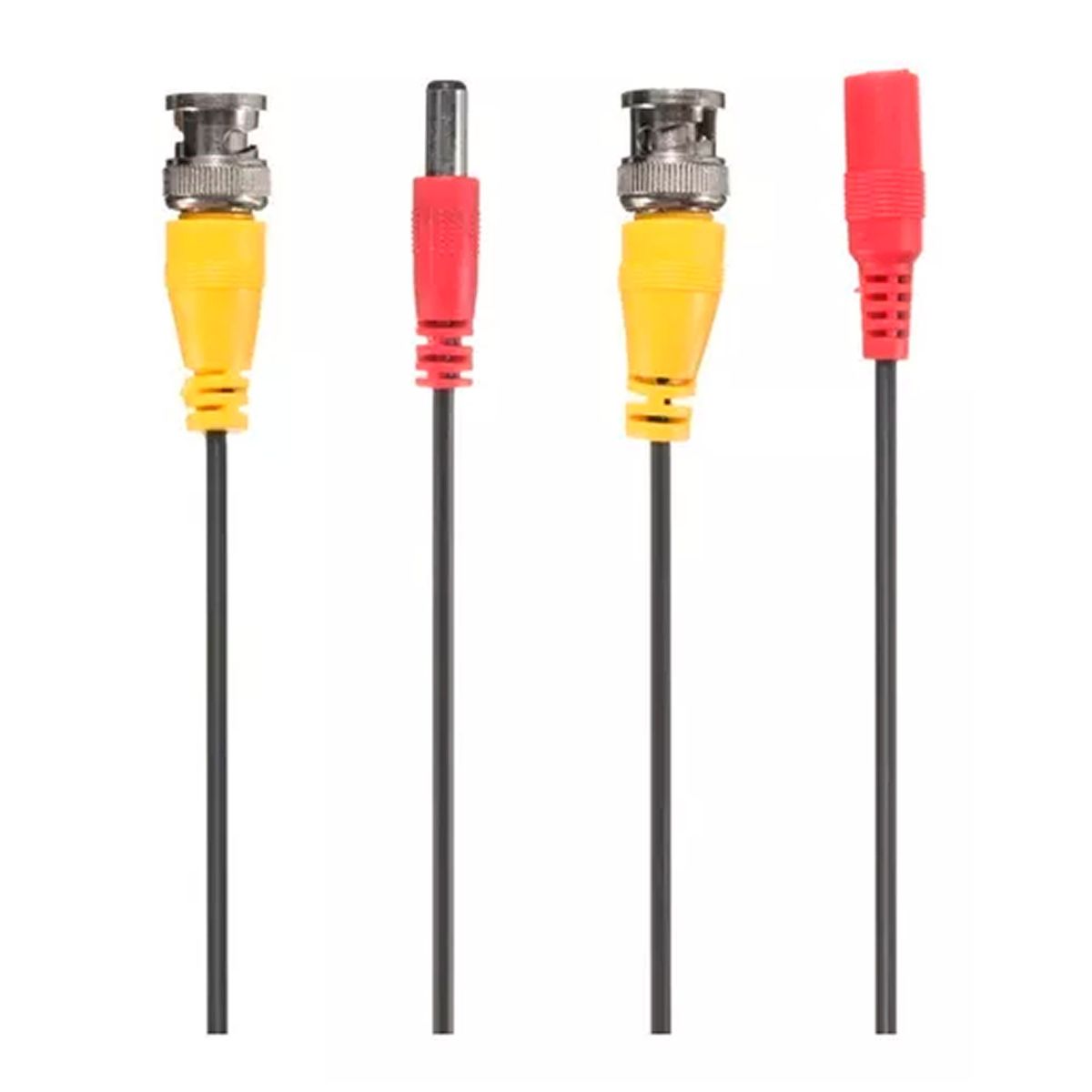 ESHOPANGIE - X4 Cable Camaras Seguridad Cctv Video Y Poder Bnc 15 Mts