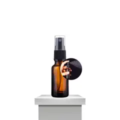 GENERICO - Set 24 Frasco Vidrio Ámbar Válvula Spray Esencia 20ml