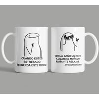 Tazón Meme George Harry Jálate el Muñeco y te Relajas ☕