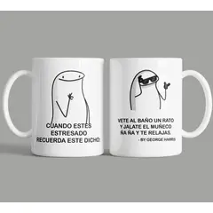 SM - Tazón Meme George Harry Jálate el Muñeco y te Relajas ☕