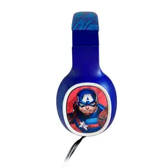 DISNEY - AUDÍFONO TEEN CAPITAN AMÉRICA ALÁMBRICO