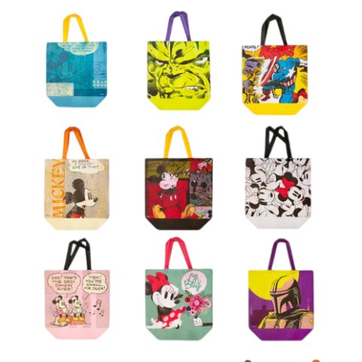 DISNEY - Set de 3 Bolsas Disney  Impermeable 45x48cm